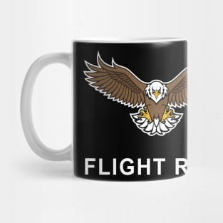 Flight Risk with Bald Eagle funny T-shirt for free spirited people Mug